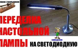 Настольная лампа для рабочего стола своими руками